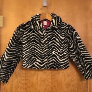 Gymboree Zebra Print Jacket Size M